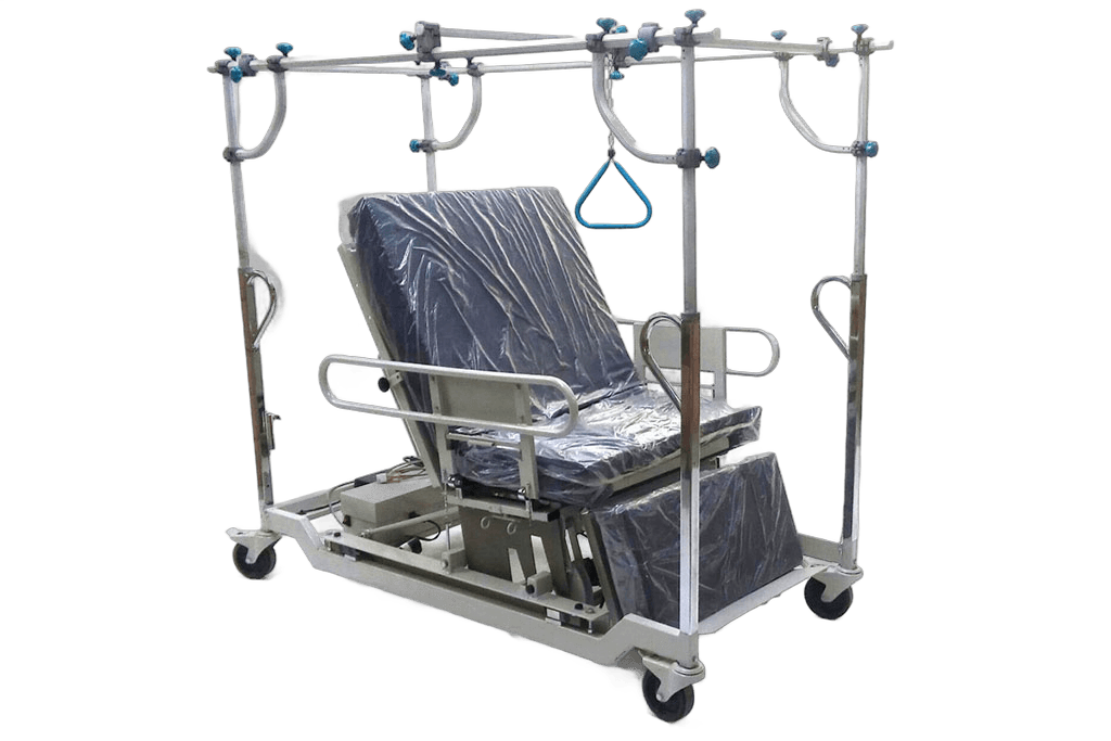 Cama com quadro balcânico para obesos grandes